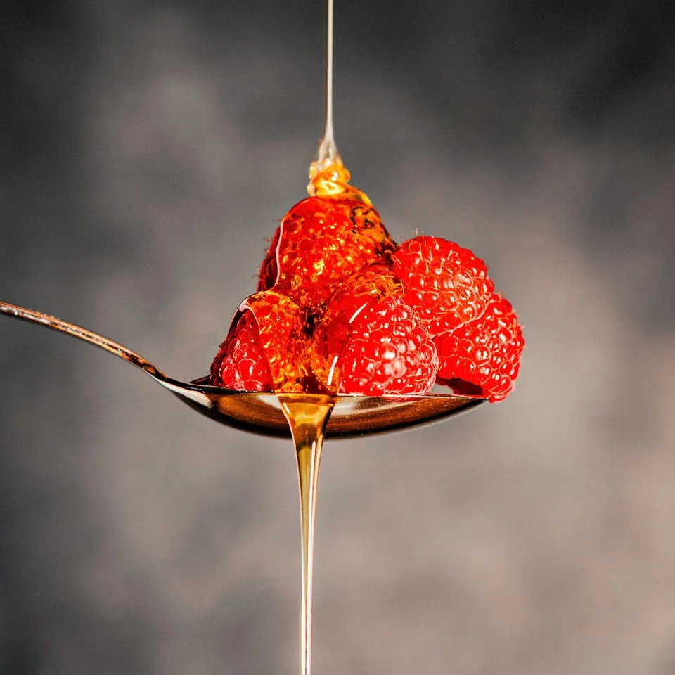 Praxis-Essgespräch - Himbeeren Honig - Ernährungsberatung
